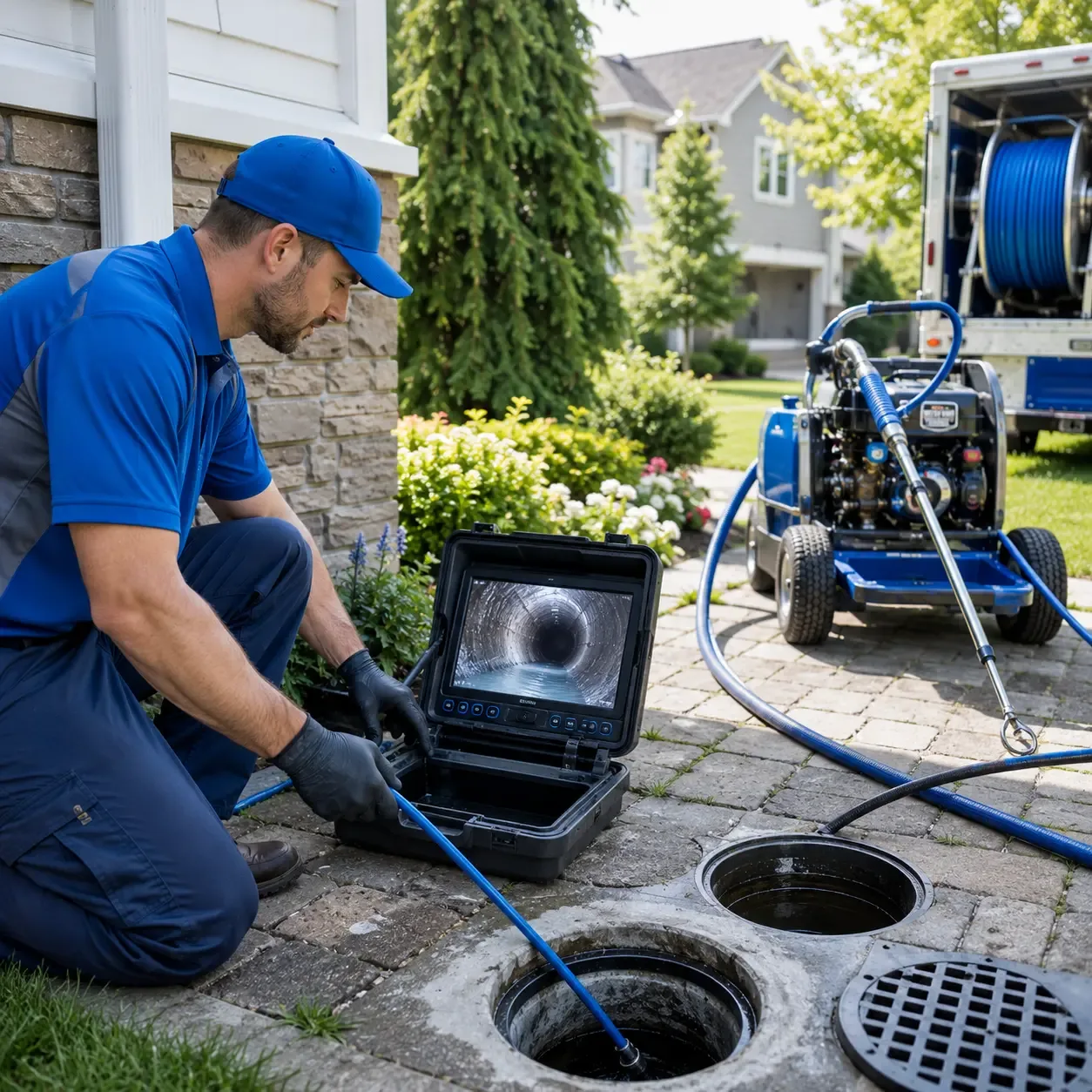 Outdoor drain cleaning professionals serving Jericho, NY